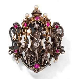 Renaissance revival brooch