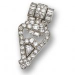 Art Deco Diamond Clip-Brooch, Cartier, London, 1929