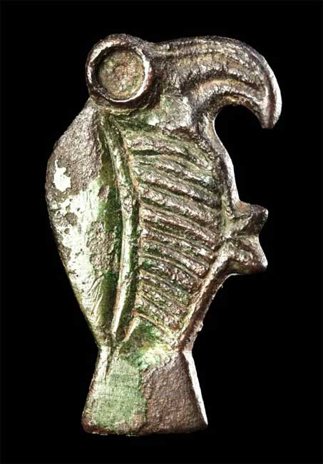 Merovingian Frankish Brass Brooch - Bird Form